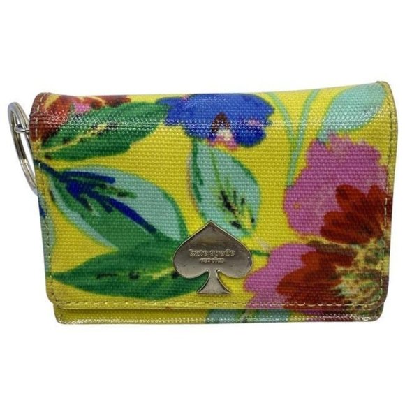 Kate Spade Handbags - kate spade multicolor floral id key and change wal